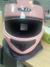 AD新国标电动车头盔男女士四季通用电瓶车安全帽男款冬季保暖围巾全盔女款防雾轻便3C认证摩托车头盔 新国标B【粉熊】透明 实拍图