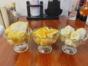 WINTERPALACE雪糕杯玻璃透明冰激凌杯甜品沙拉碗家用酸奶杯果汁奶昔杯子 冰淇淋杯3个装 160ml 晒单实拍图