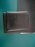 七匹狼 钱包礼盒装头层牛皮男士商务休闲短款真皮钱夹多功能票夹礼物 黑色竖款 实拍图