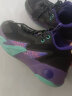 特步（XTEP）【旋风】儿童篮球鞋童鞋新款防滑运动鞋中大童鞋学生篮球鞋 黑/紫外光（9805） 37码 实拍图