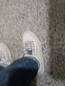 意尔康男鞋秋冬新款百搭鞋子男休闲鞋运动舒适板鞋男士一脚蹬皮鞋小白鞋 米白E53304326 建议拍大一码 40 运动鞋尺码 实拍图