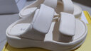 百丽（Belle）周雨彤同款棉花糖膨膨一字拖女外穿拖鞋B2U1DBT4 【周雨彤同款】奶油雪顶 35 (225mm) 实拍图