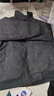 NASADKGM羽绒服男冬季白鸭绒防寒冬装保暖新款上衣潮牌工装立领皮衣外套男 黑灰 M 实拍图