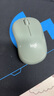 罗技（Logitech） M221 无线鼠标 静音鼠标 办公鼠标 即插即用微型接收器稳定流畅光学追踪 M221绿色 实拍图