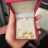 艾蔻伊黄金五花四叶草手链999足金雷射5G工艺手饰送女朋友礼物 五花手链重约7-7.5克 晒单实拍图
