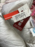 斯诺曼加厚高档100支贡缎进口95白鹅绒羽绒被芯冬被子2.0*2.3m充1300g白 实拍图