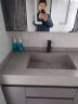 朗斯曼岩板无缝一体台盆浴室柜组合实木卫生间智能洗脸洗手台盆柜卫浴 100cm智能玻璃镜柜+岩板陶瓷盆 晒单实拍图