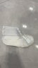 博沃尼克防雨鞋套加厚底便携式防水防滑耐磨雨靴套透明平底白色适合36-39 实拍图