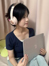 勒姆森（LASMEX）HB-80头戴式耳机无线蓝牙连接包耳HiFi音乐耳机主动降噪高颜值穿搭数码运动耳机游戏模式一机双联 星际粉 实拍图