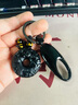 高档汽车钥匙扣男女士腰挂十二生肖平安扣钥匙圈挂件创意生日礼物 天然黑曜石【生肖虎】 实拍图