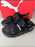 彪马（PUMA）缓震增高厚底云感防滑魔术贴凉鞋男女RS-SANDAL374862 黑色-水泥灰-02 37 实拍图