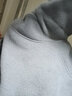 皮尔卡丹（pierre cardin）品牌摇粒绒男士外套春秋款立领夹克抓绒卫衣宽松外穿开衫冲锋上衣 加绒加厚摇粒绒灰色 XL 实拍图