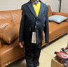 罗蒙儿童西装套装2025新款男童主持人花童中大童钢琴毕业演出服礼服狂 三件套 外套+裤子+领结 130 实拍图