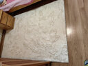 布迪思 客厅地毯 卧室地毯仿兔绒长毛可定制沙发茶几床边毯 纯色兔毛 米白色【仿兔毛】 140*200CM【长毛】 实拍图