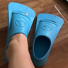 英发（YINGFA）脚蹼游泳训练短脚蹼浮潜自由泳儿童脚蹼脚掌成人潜水专业蛙鞋 淡蓝色 S（38-40码） 实拍图