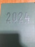 慢作 2025年日程本365天日历记事本每日计划本时间管理效率手册加厚年历本日记本笔记本子文具可定制 竖纹-复古绿/360页 A5 实拍图