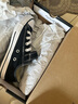 匡威（Converse）童鞋儿童低帮帆布鞋春季男女童全明星新品经典款软底魔术贴帆布鞋 黑色[经典款新版】 偏大选小一码 33 【建议脚长21cm】 实拍图