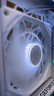 ID-COOLING（酷凛） 12cm机箱薄扇 12015规格  PWM温控 适用ITX下压式电脑散热器改装 NO-12015-XT ARGB SNOW 实拍图