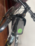 洛克兄弟（ROCKBROS）自行车包手机触屏车前包上管包山地车马鞍包骑行装备配件 黑色（斜纹编织款） 实拍图