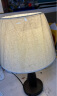 梵帝莱 现代中式简约实木台灯卧室床头灯创意书房家用喂奶起夜复古台灯 米白麻布罩 调光开关 +5WLED灯泡 实拍图