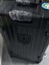 大嘴猴（paul frank）铝框拉杆箱大容量行李箱加厚旅行箱轻音万向轮出差皮箱抗压密码箱 尊贵黑/加大坚固铝框抑菌款 26英寸 实拍图