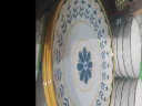 舍里简约日式餐盘家用2024新款创意网红陶瓷高级感餐具汤盘深盘高颜值 鸿运当头-8英寸盘 单个入 实拍图