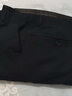 俊欣鸟秋冬厚款男士休闲裤中老年高腰宽松免烫商务长裤直筒爸爸男裤子 黑蓝+深灰【秋冬厚款】 36 码【2尺9腰围】 实拍图