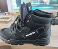 回力官方马丁靴男鞋高帮雪地靴男增高工装靴户外作战靴子男 黑色 42 实拍图
