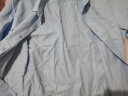 凡客诚品（VANCL）短袖衬衫男夏季棉质纯色休闲商务正装衬衣男 浅蓝 3XL/42  晒单实拍图