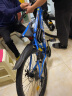 凤凰（Phoenix）山地自行车成人学生钢架变速辐条轮单车 ZB888 26英寸27速蓝色 实拍图