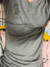 韩彩（HACAI）韩彩睡衣男夏季纯棉短袖大码v领休闲男士家居服套装 （印花款） 实拍图