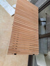 牧高笛（MOBIGARDEN）蛋卷桌 户外露营野餐便携餐桌折叠实木桌云瑞L NX20665007 原木色 实拍图
