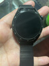例米华为智能手表Watch6/5/4/3pro表带GT6/5/4/3/2表带荣耀gt4/5Pro金属不锈钢米兰替换腕带男女新款 磁吸米兰-黑色 华为GT2/3代(46mm)+钢化膜2片 实拍图
