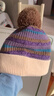KocotreeKK树儿童帽子男童女孩针织帽宝宝秋冬手套围巾三件套亲子护耳保暖 藤萝紫【单帽】 M码【头围50-54cm；1岁-6岁】 实拍图
