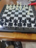 赢八国际象棋黑白磁性折叠便携棋盘成人儿童学生教学用棋大号 实拍图