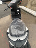杰帆（JF）踏板摩托车125cc鬼火一代摩托车外卖踏板车燃油车助力车可上牌 亮光白 标准款 实拍图