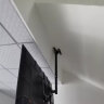 零星利通用电视机吊架伸缩旋转升降天花板吊顶支架奶茶店悬空支架悬挂双屏壁挂架液晶电视吊装架 14-32英寸/总长1米可升降/可调整俯仰/可侧装 实拍图