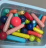 乐缔纯磁力棒78件儿童玩具大颗粒磁力片立体拼插积木3-6岁生日礼物 实拍图