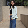 DESCENTE 迪桑特WOMEN’S TRAINING系列女士针织运动上衣春季新品 防晒 MT-MINT M(165/84A) 晒单实拍图