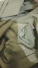 罗蒙（ROMON）三合一冲锋衣男夹克连帽外套女情侣装户外登山服军绿色5XL 实拍图