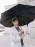 贝乐凯雨伞太阳伞防紫外线隔热自动雨伞防晒伞雨伞长柄大号雨伞晴雨两用 商务黑+双龙骨(反向自动) 20骨 UPF50+真隔热+抗暴双龙骨 实拍图