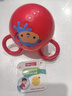费雪（Fisher-Price） 儿童小皮球婴儿手抓软胶摇铃球拍拍球 10CM直径 红色 实拍图
