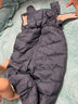 雅鹿2025新款儿童羽绒背带裤外穿婴幼儿宝宝幼童加厚连体裤保暖羽绒裤 藏蓝色 90cm 实拍图