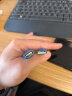 山泽(SAMZHE）USB延长线usb2.0高速传输数据连接线 公对母 AM/AF  U盘鼠标键盘加长线 透明蓝0.3米BL-903 实拍图