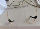 眼镜防滑套防掉器眼镜腿框架腿配件挂钩脚套硅胶固定防磨耳钩耳托 中号耳托 新人专享1对（颜色随机） 实拍图
