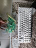 RK ROYAL KLUDGE R87机械键盘电竞游戏专用电脑办公有线客制化87键青轴茶轴银轴全键热插拔白色 如茵-冰蓝光-有线单模 茶轴(45gf段落) 实拍图