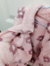 笛莎童装女童上衣2023秋冬款中大童儿童女孩暖氧吧毛绒立领外套 粉红 130 实拍图