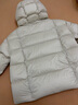 美力城[檀健次同款]90%鹅绒服短款羽绒服女轻暖泡芙外套暖天鹅系列156 铂金白 M 【建议50-60kg】 实拍图