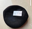 奇沛儿（QIPEIER）老人帽子男秋冬季羊毛呢保暖护耳中老年前进帽爸爸爷爷男士鸭舌帽 黑毛呢【帽子+围巾】 M (57-58cm) 实拍图