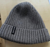 海澜之家（HLA）帽子男士秋冬季保暖加绒毛线针织帽女含羊毛防风防寒 灰色 实拍图